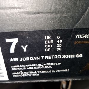 Nike 7y Air Jordan retro 7 30th gg